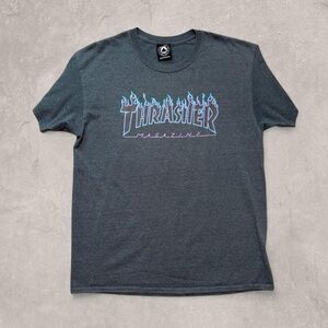 Thrasher Graphic Logo Skater Surfer T Shirt